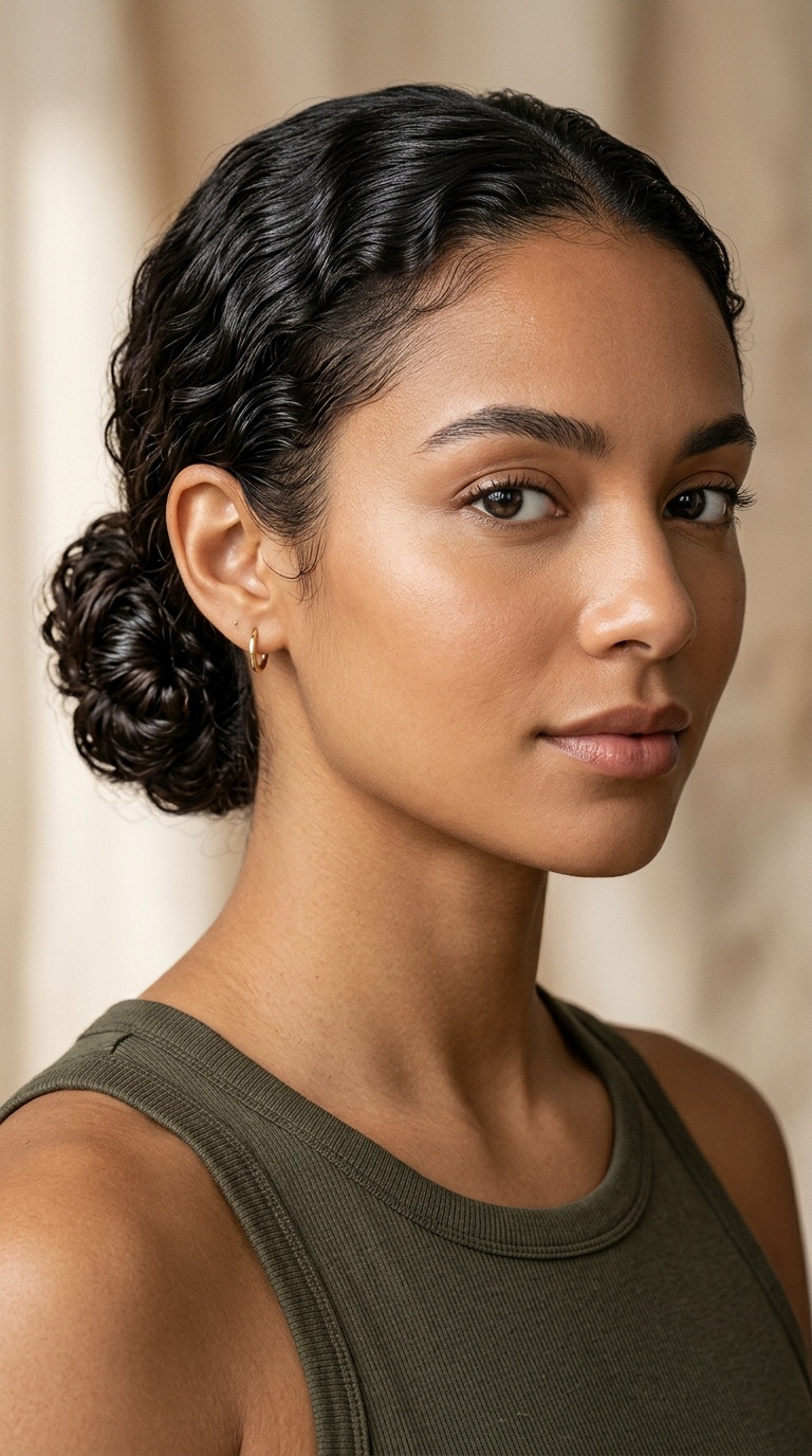 Sleek Low Bun with Leave-In Treatment