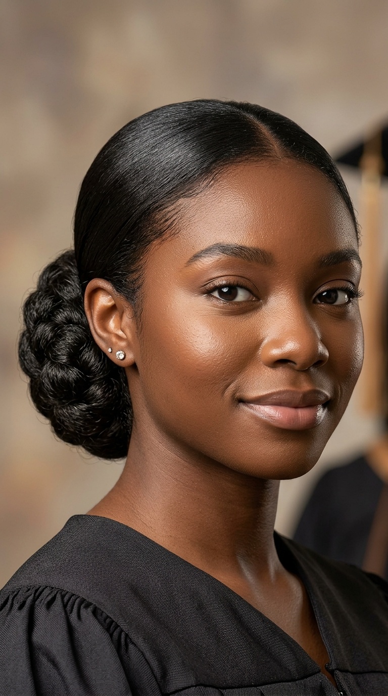 Sleek Low Chignon