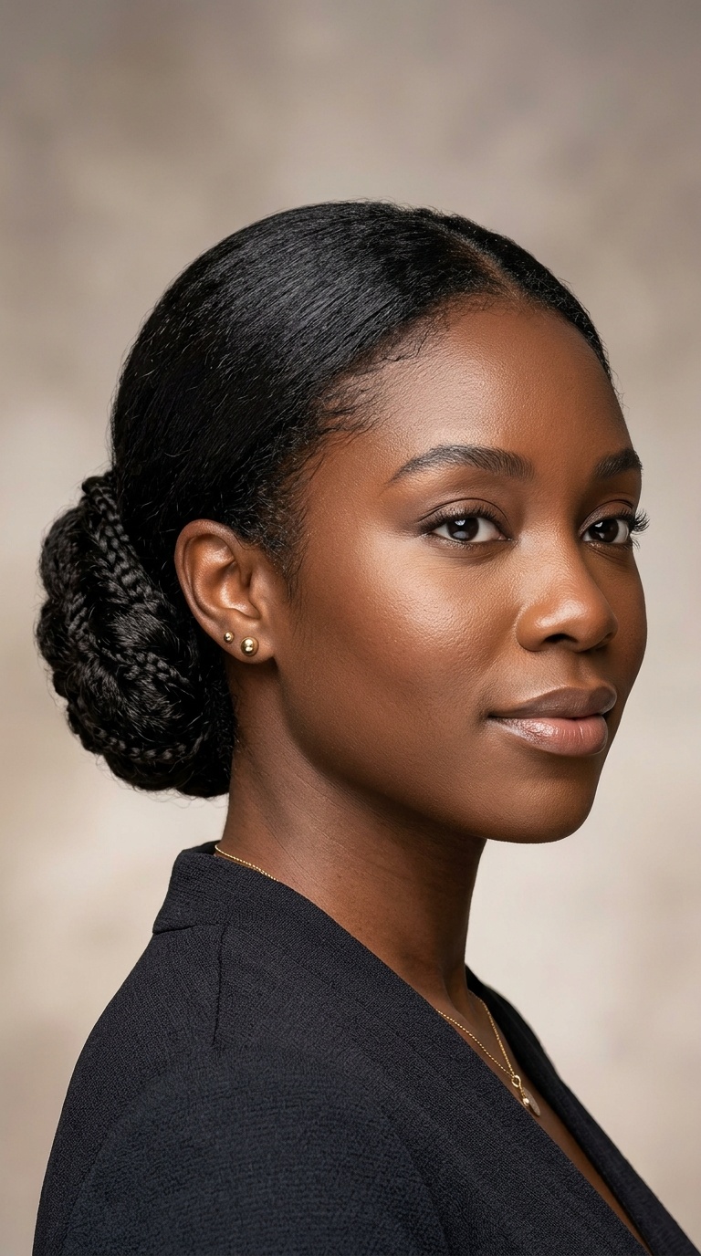 Sleek Low Chignon