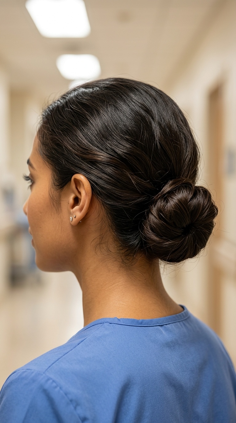 Sleek Low Chignon