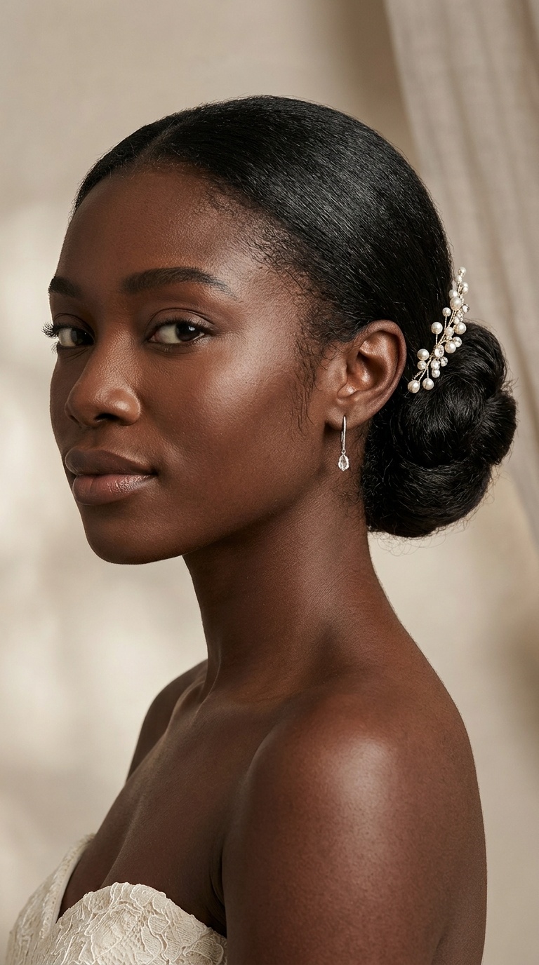 Sleek Low Chignon