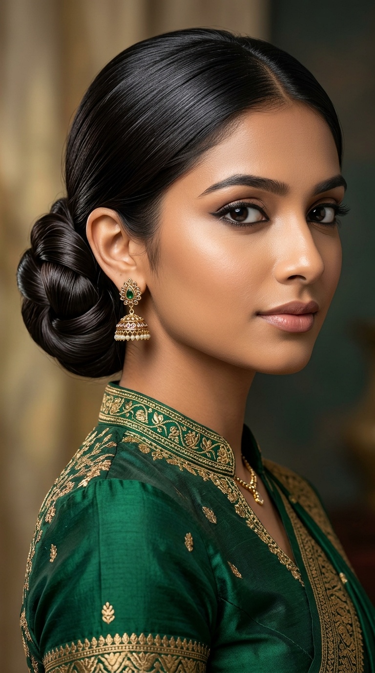 Sleek Low Chignon