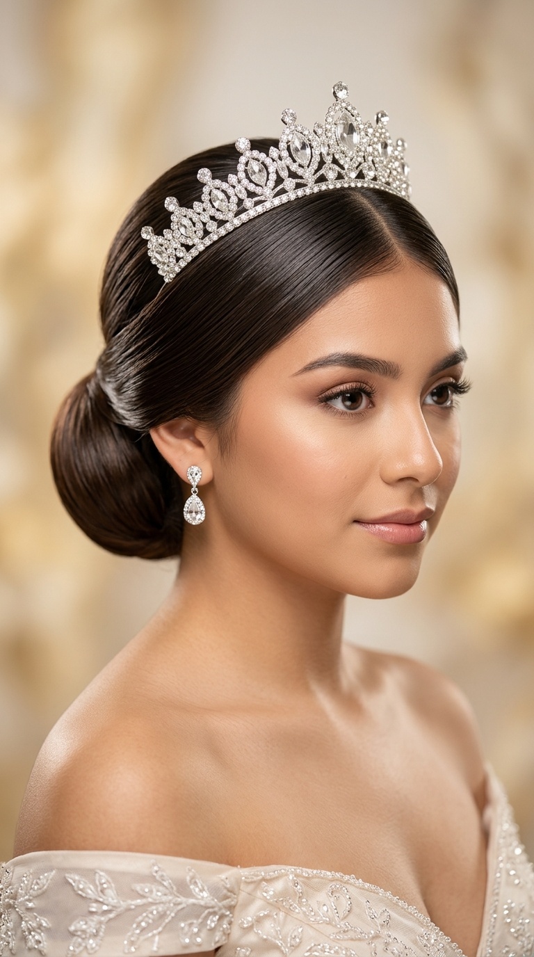 Sleek Low Chignon