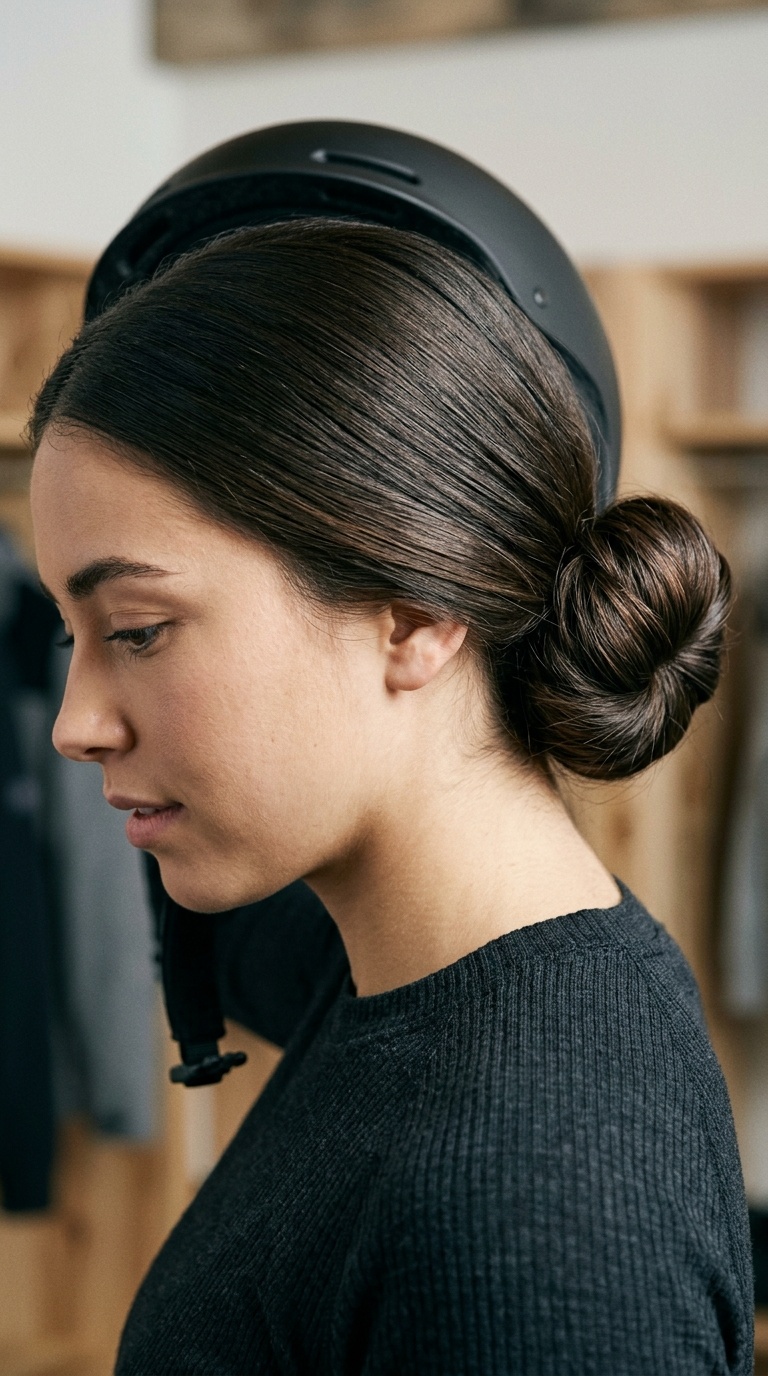 Sleek Low Nape Bun