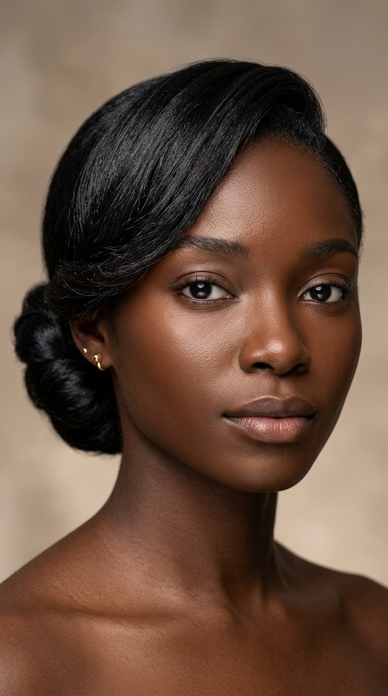 Sleek Low-Tension Knot with Swoop