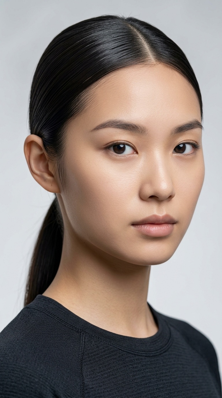 Sleek Nape Ponytail