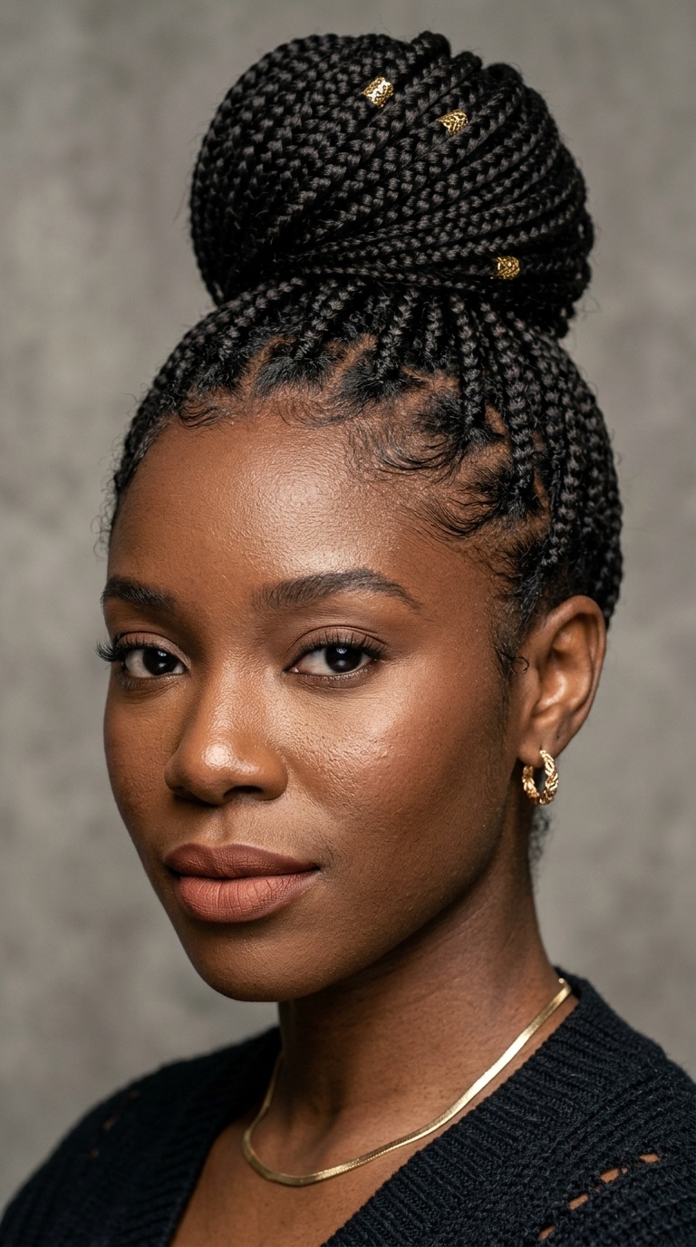 Sleek Pineapple Updo