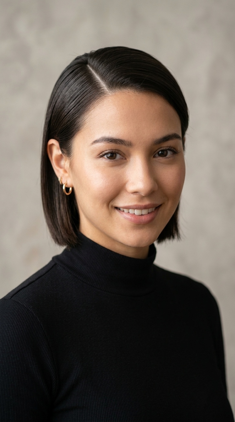 Sleek Side Part