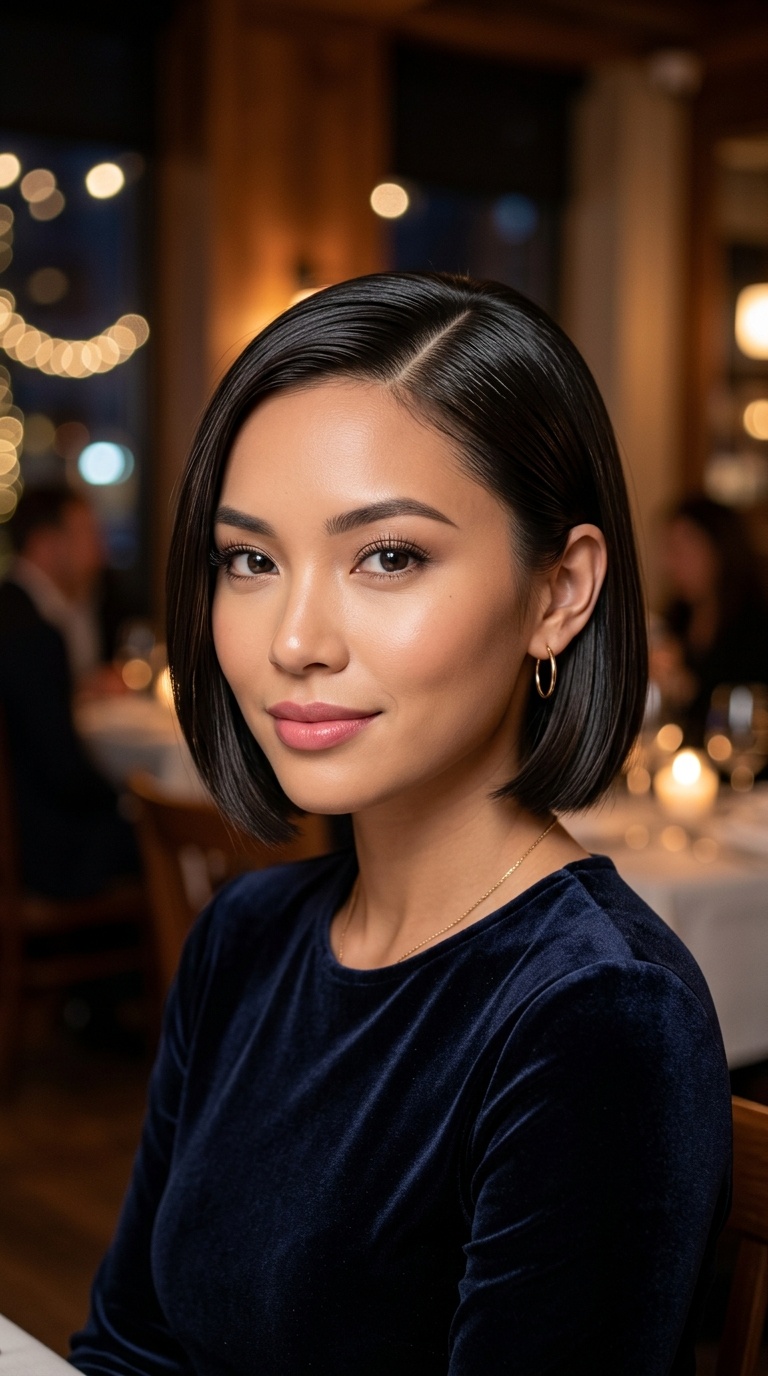 Sleek Side Part
