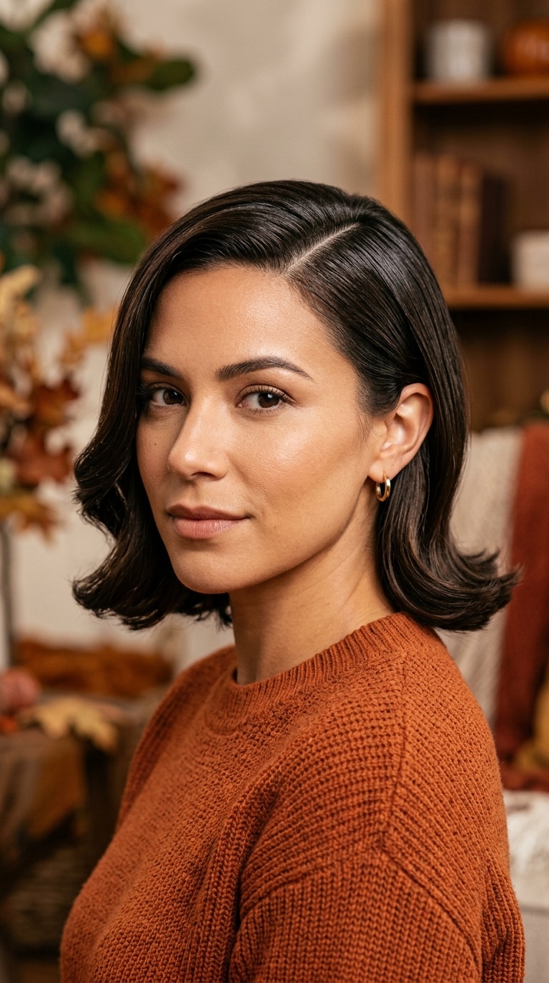 Sleek Side Part
