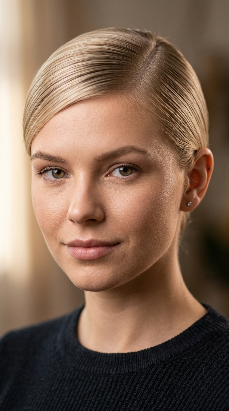 Sleek Side Part