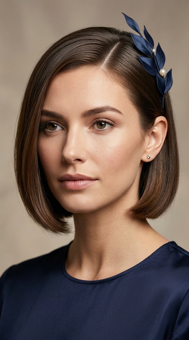 Sleek Side-Parted Bob