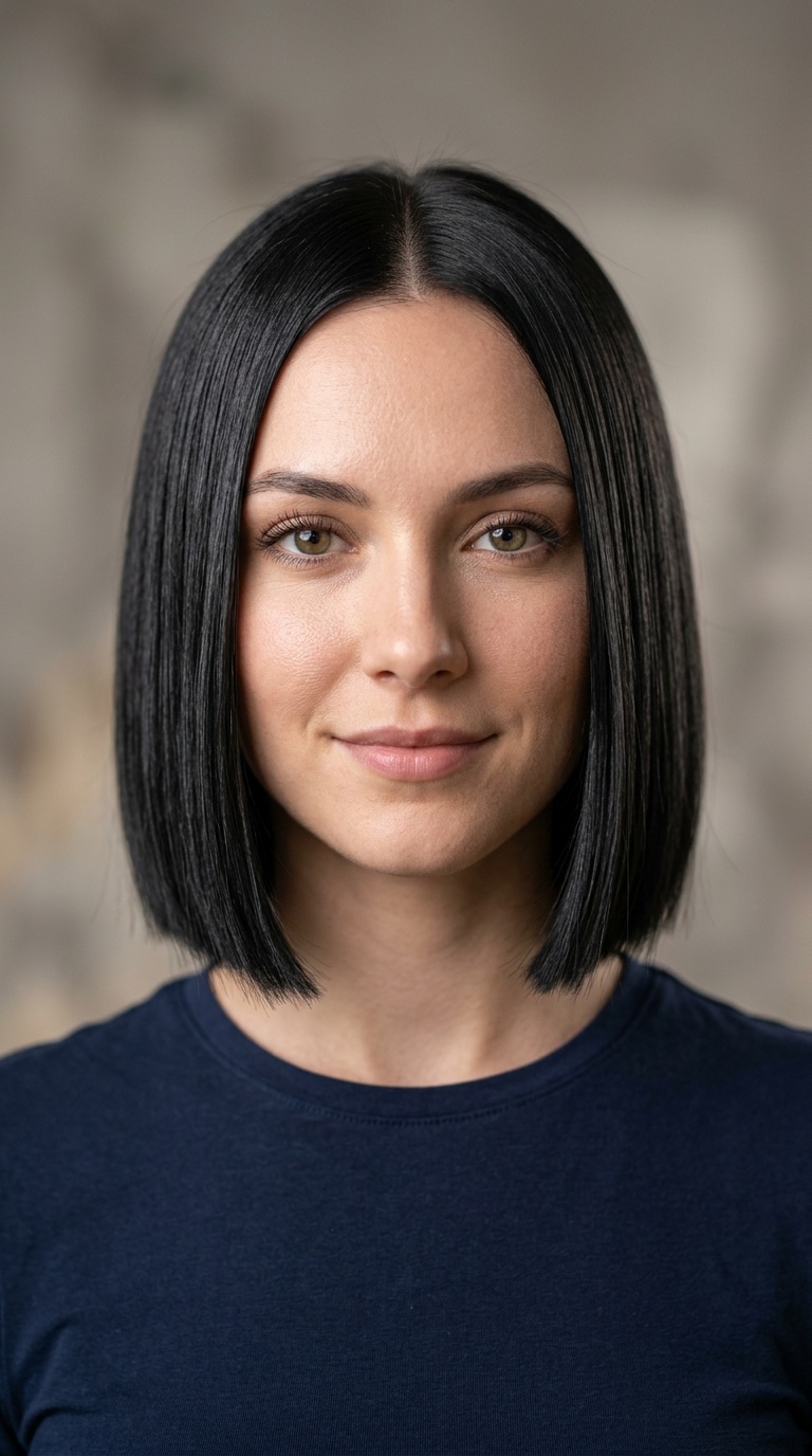 Sleek Straight Bob