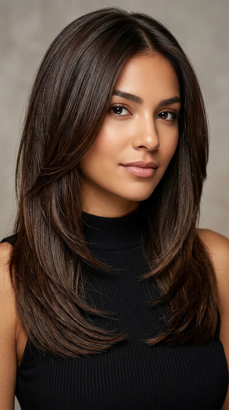 Sleek V-Cut Layers