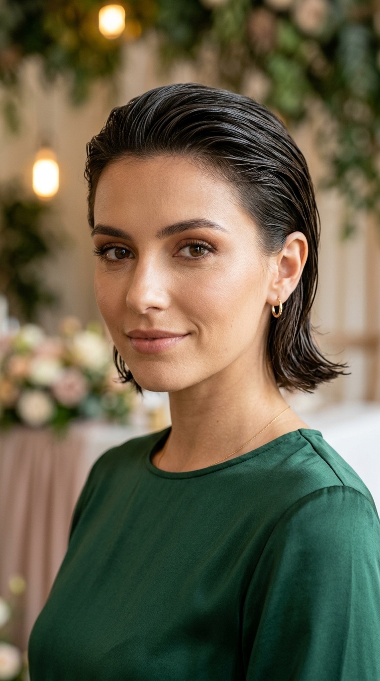 Sleek Wet Look