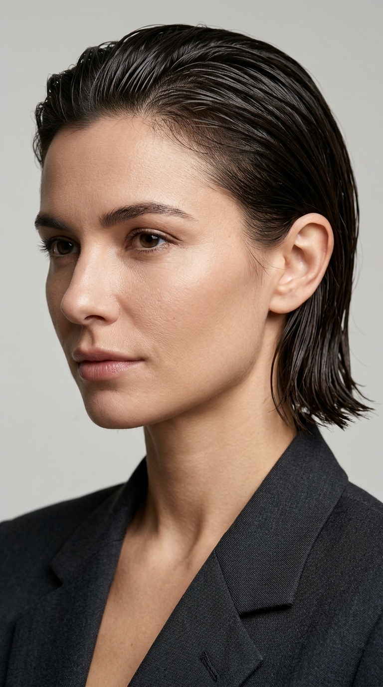 Sleek Wet Look