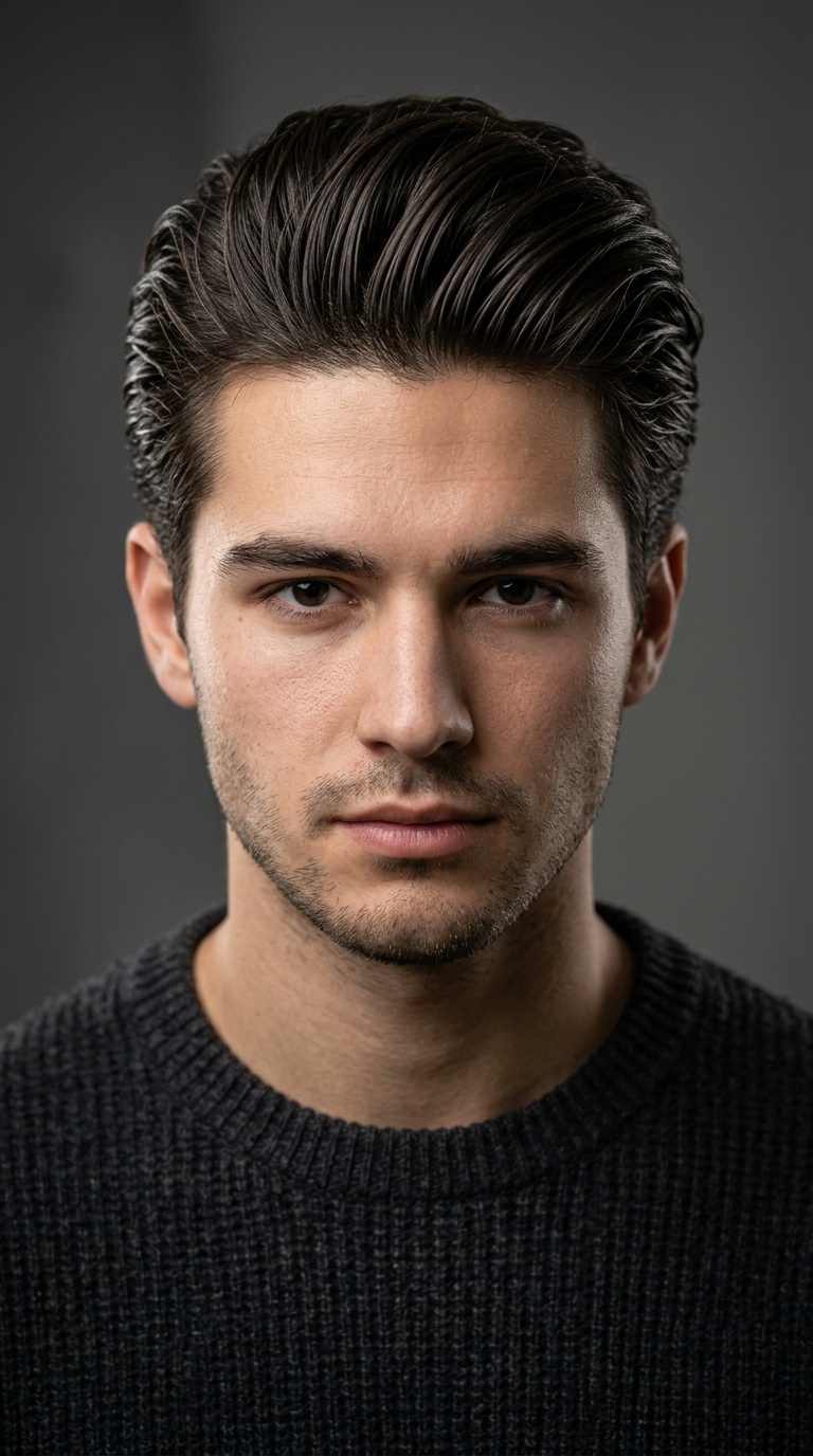 Slick-Back Layered Look