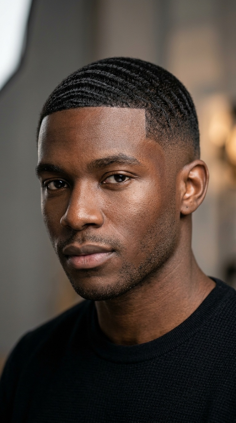 Slick Tapered Cut with Wave Definition