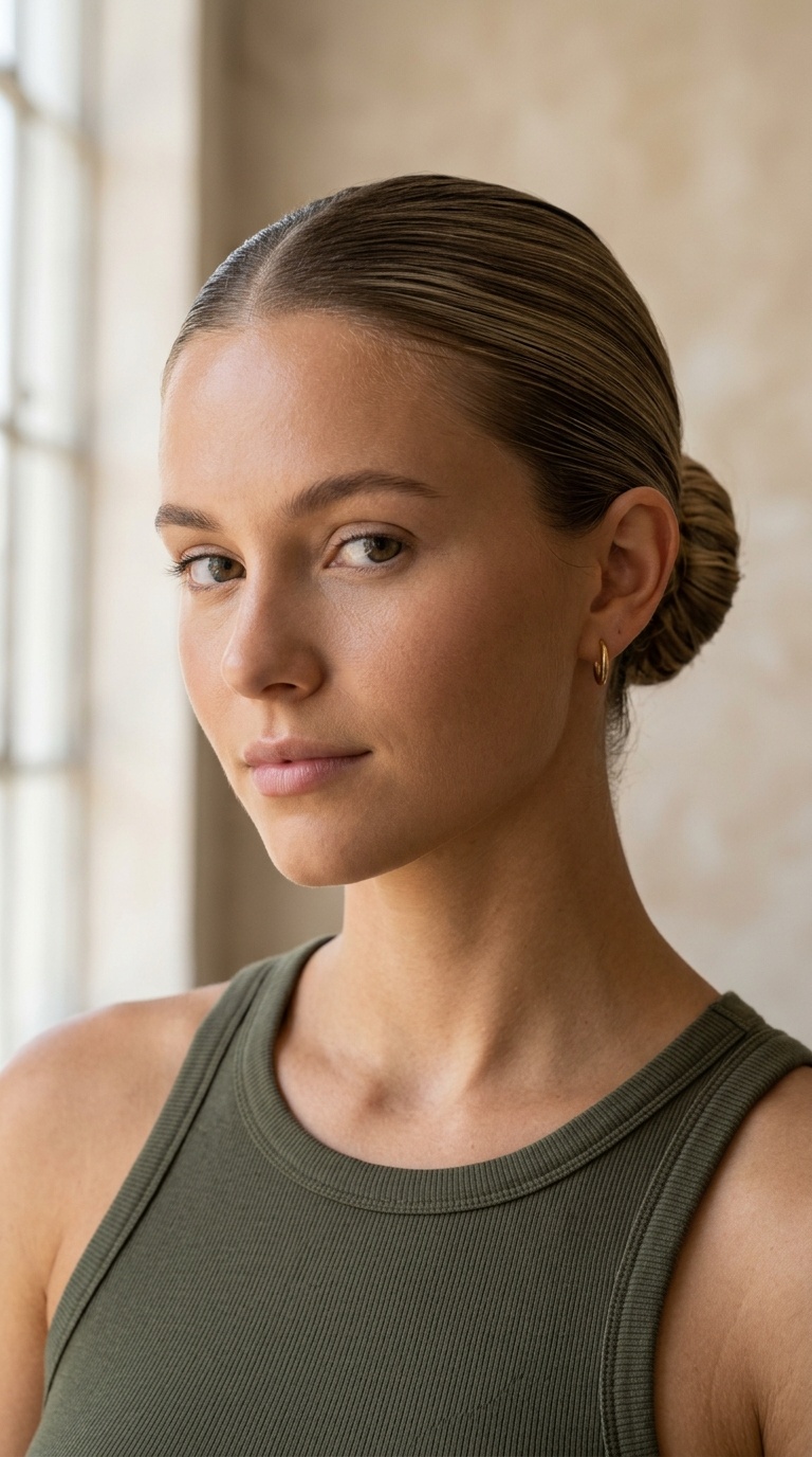 Slicked-Back Bun