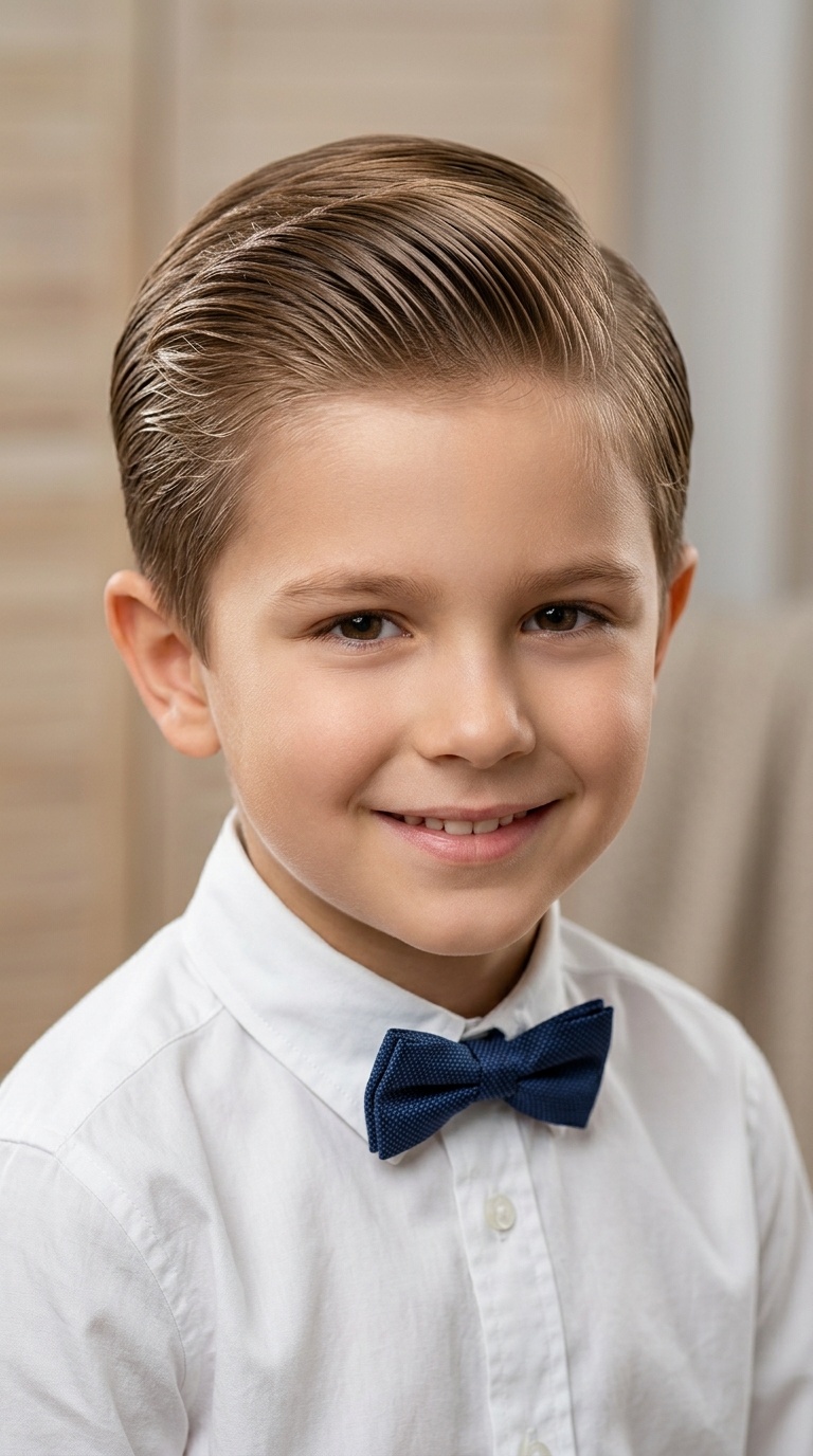 Slicked Back Gel Look