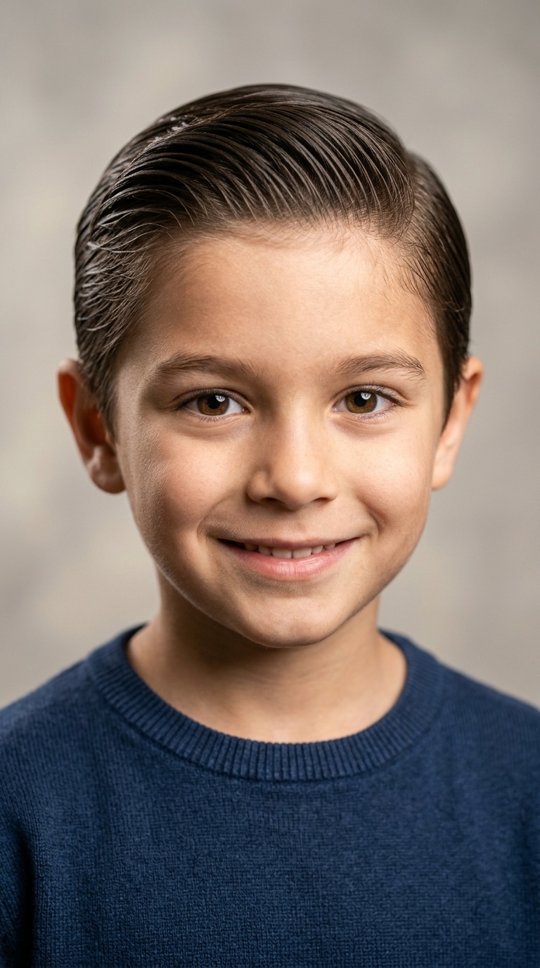 Slicked-Back Look