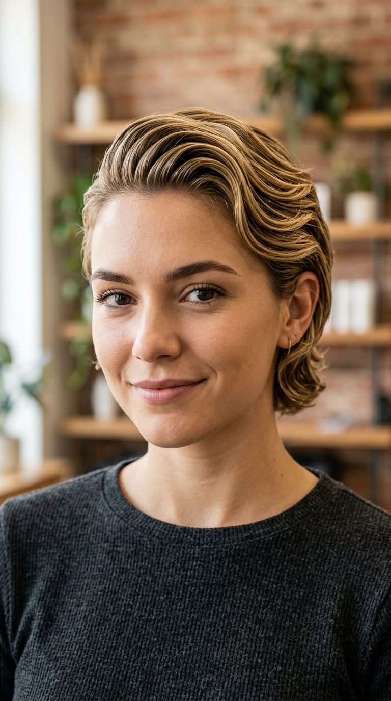 Slicked-Back Short Waves