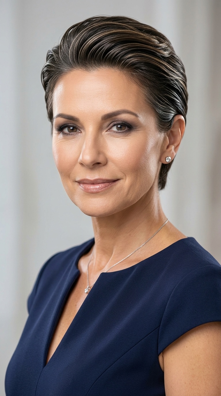 Slicked-Back Sophistication
