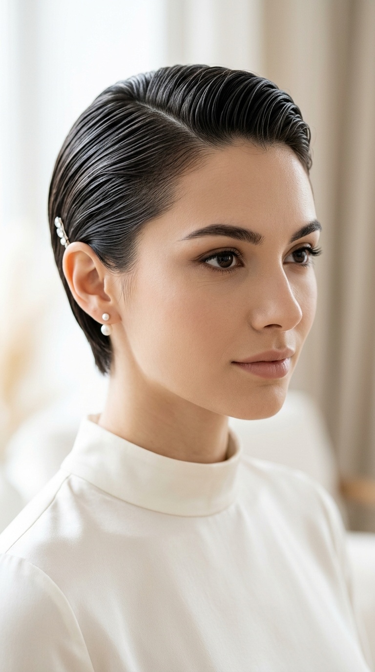 Slicked-Back Sophistication