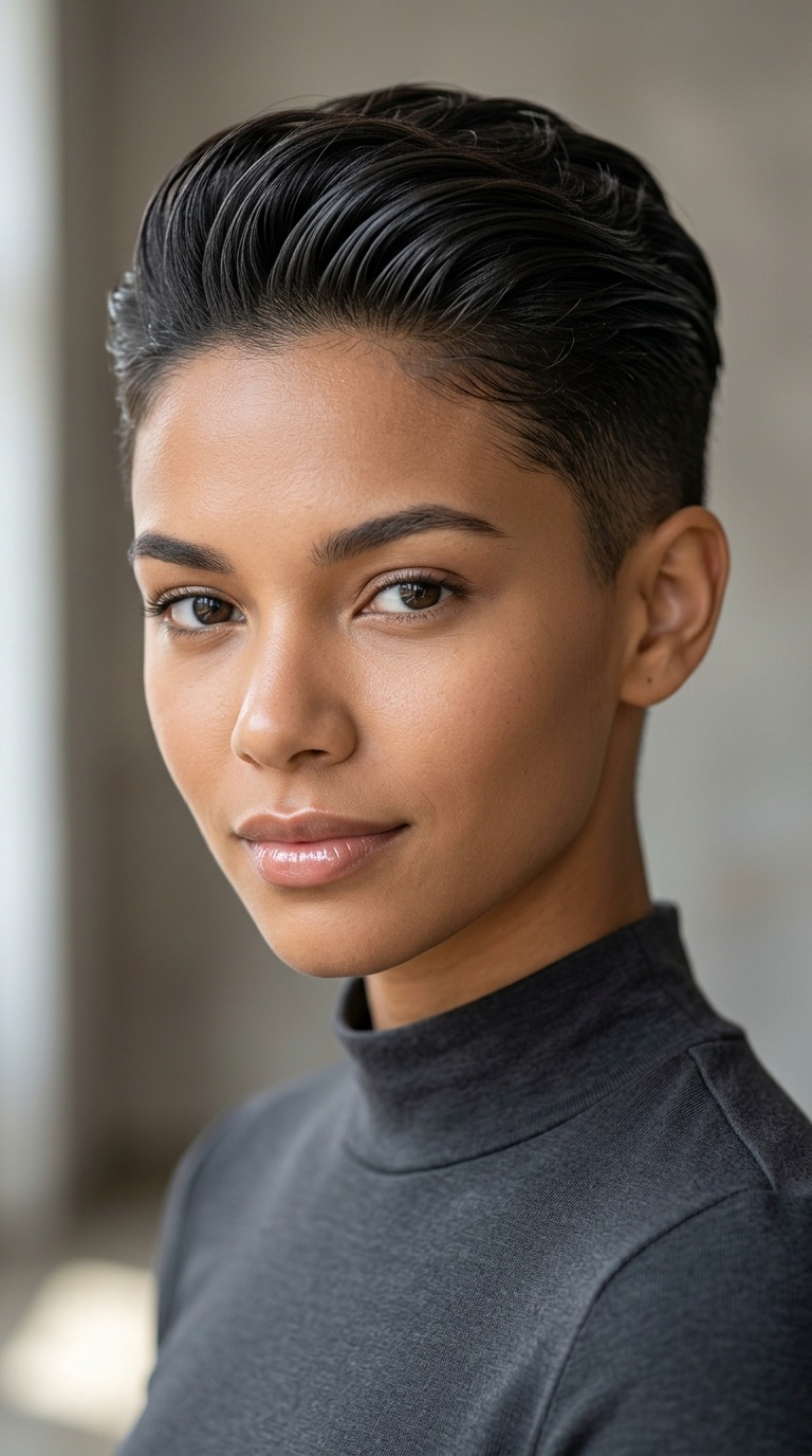 Slicked-Back Taper with Root Lift