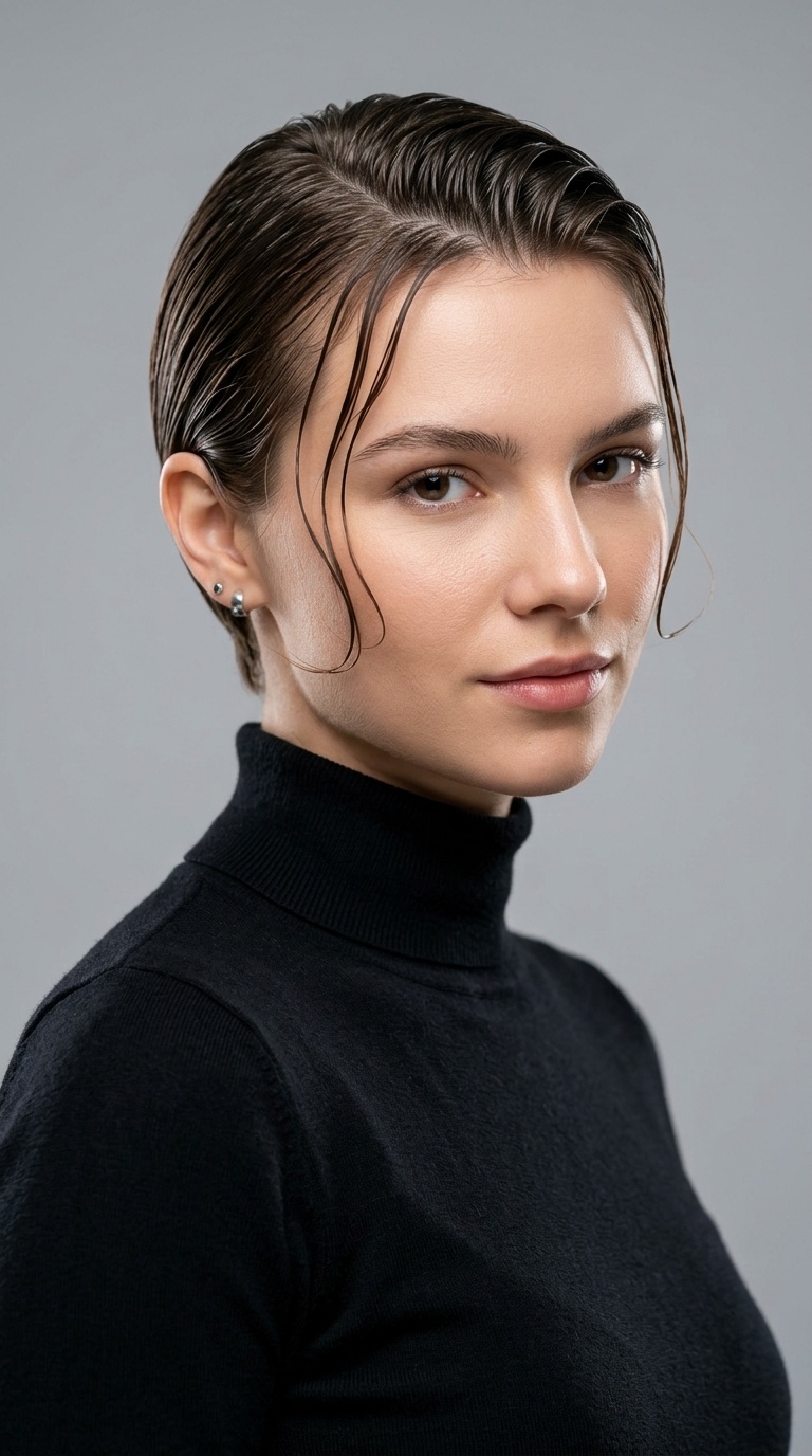 Slicked-Back Tendrils