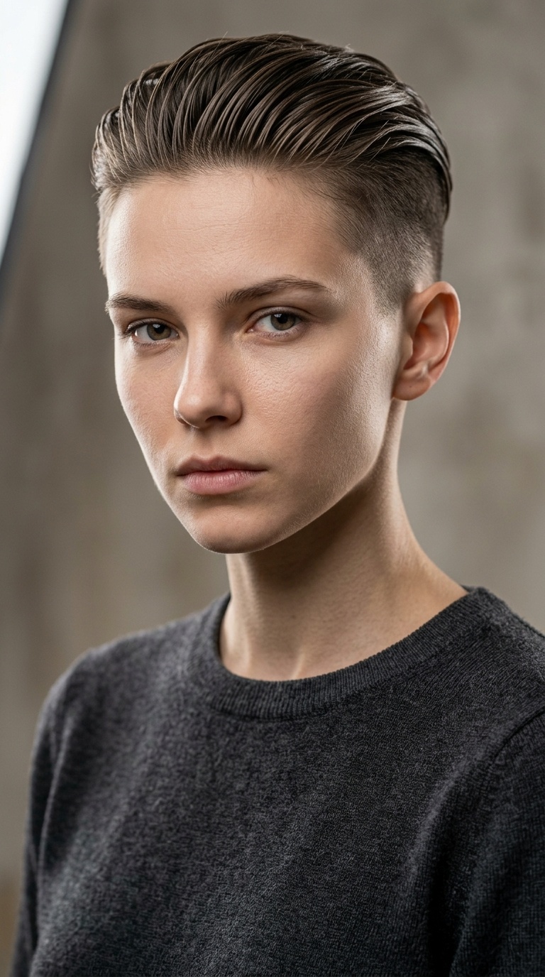 Slicked Back Undercut