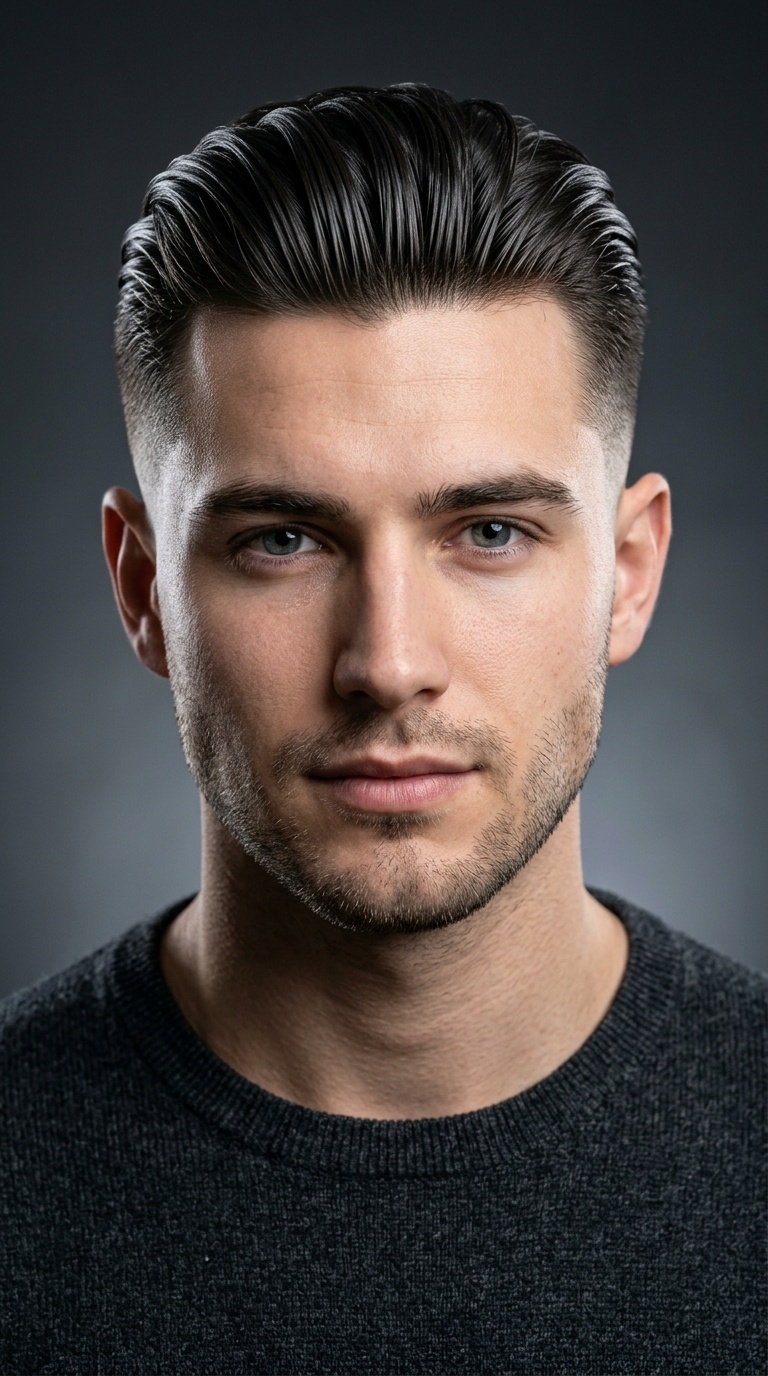 Slicked-Back Undercut