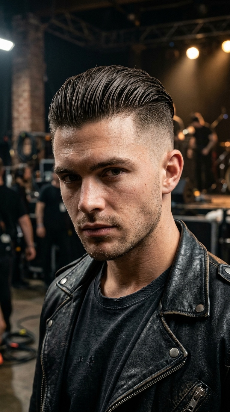 Slicked-Back Undercut