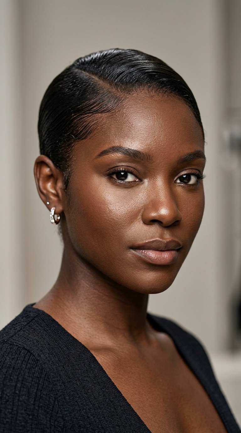 Slicked Back with Defined Edges