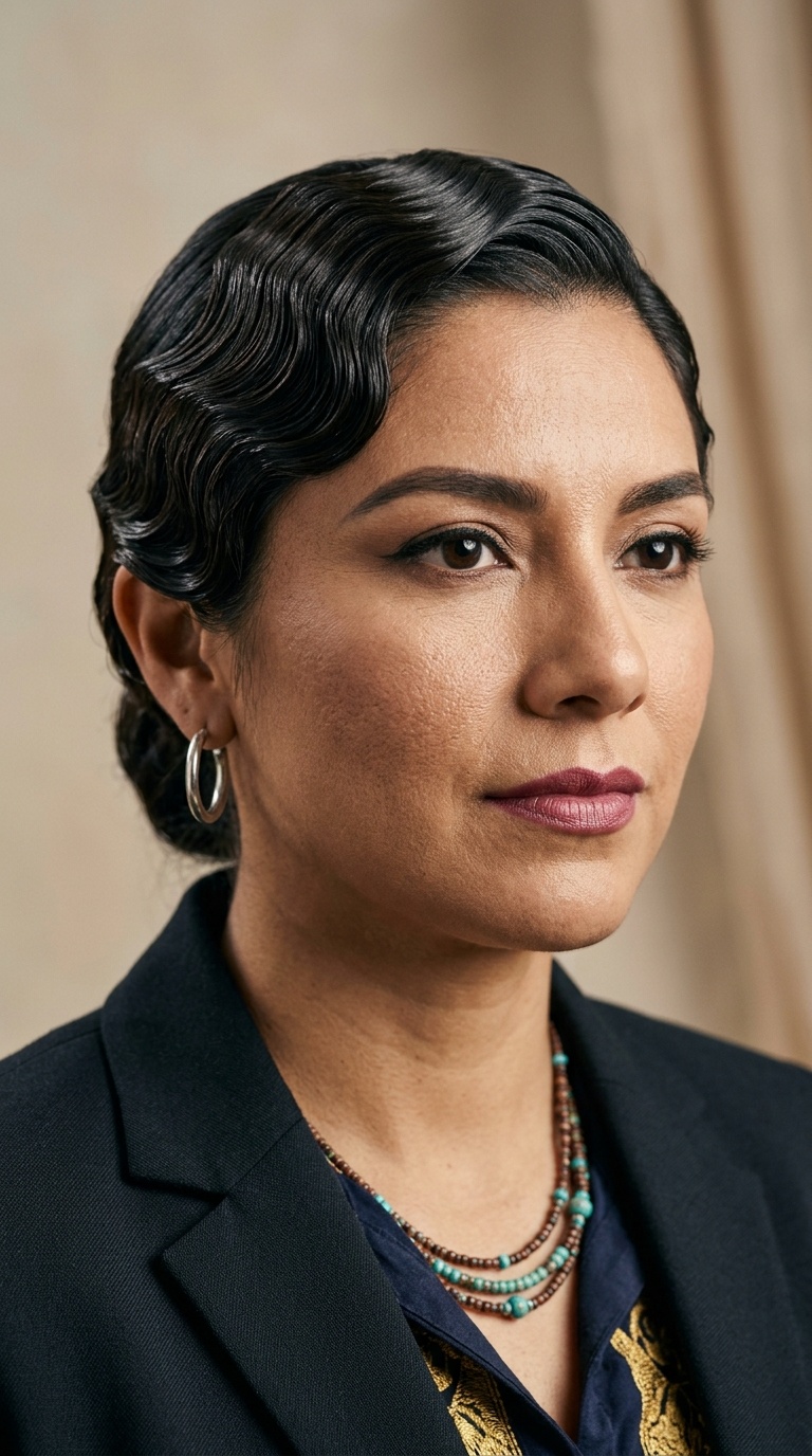 Smooth Finger Waves (Pachuca Style)