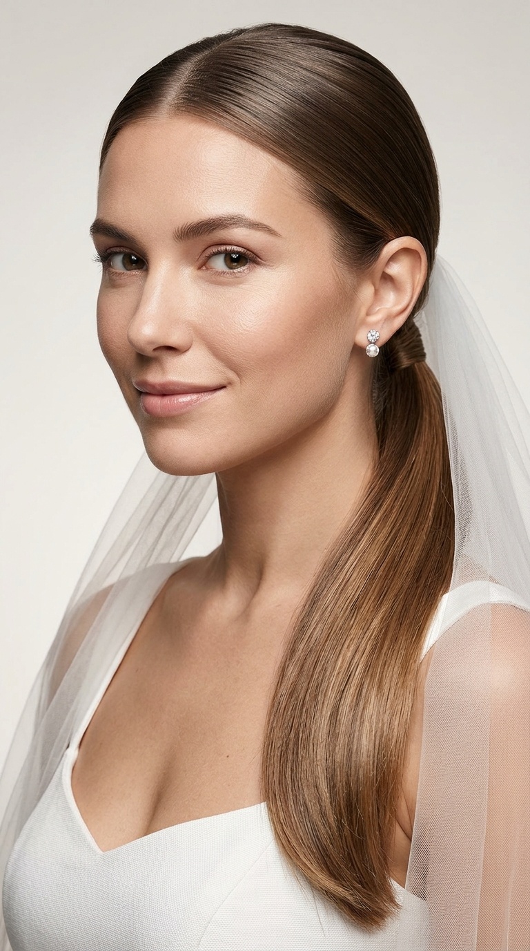 Smooth Low Ponytail