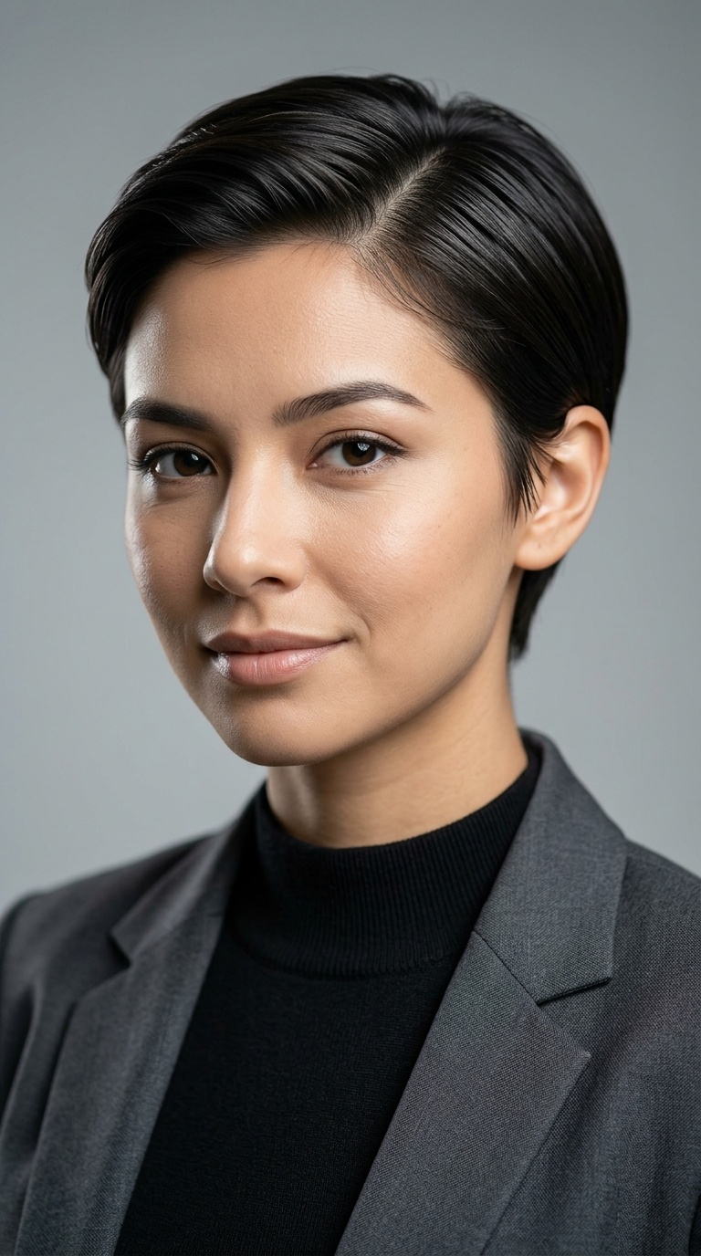 Smooth Pixie Cut