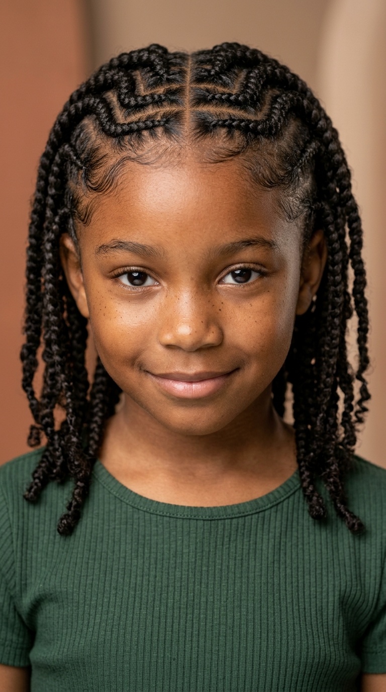Snake Braids with Natural Edges