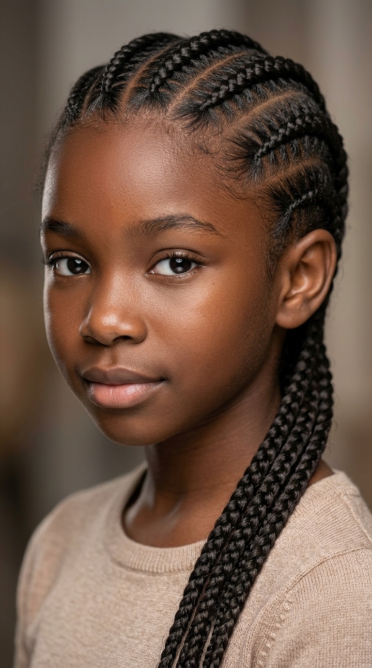 Snake Pattern Cornrows