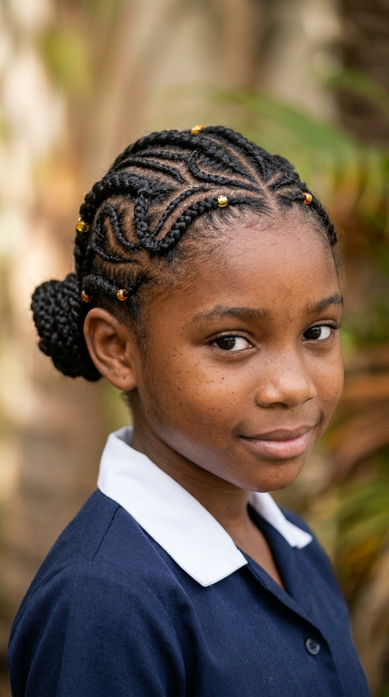 Snake Pattern Cornrows