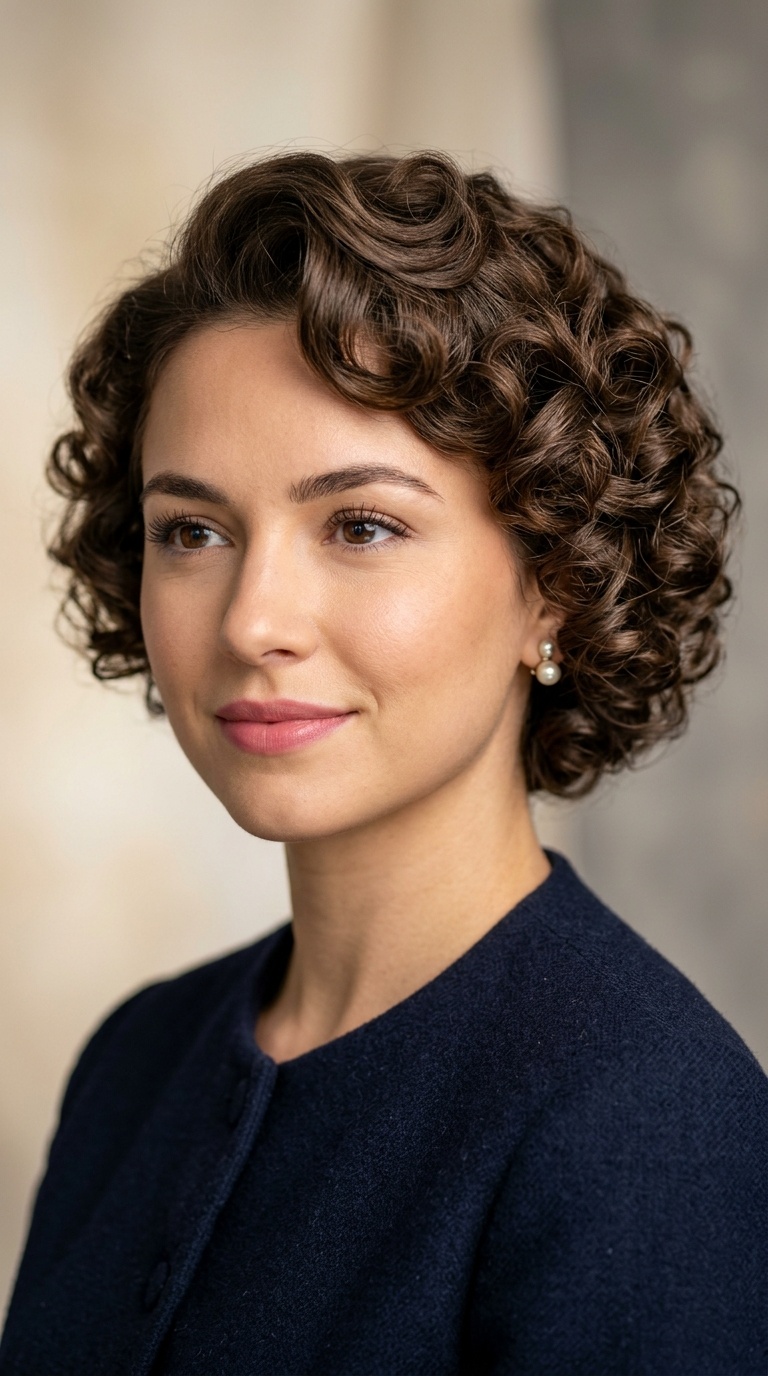 Soft 1950s Curls