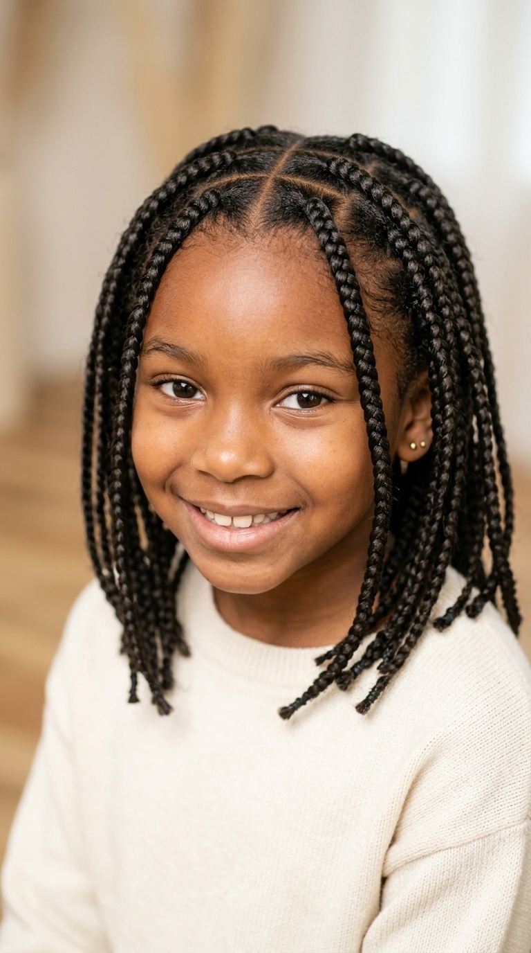 Soft Box Braids (Medium Size)