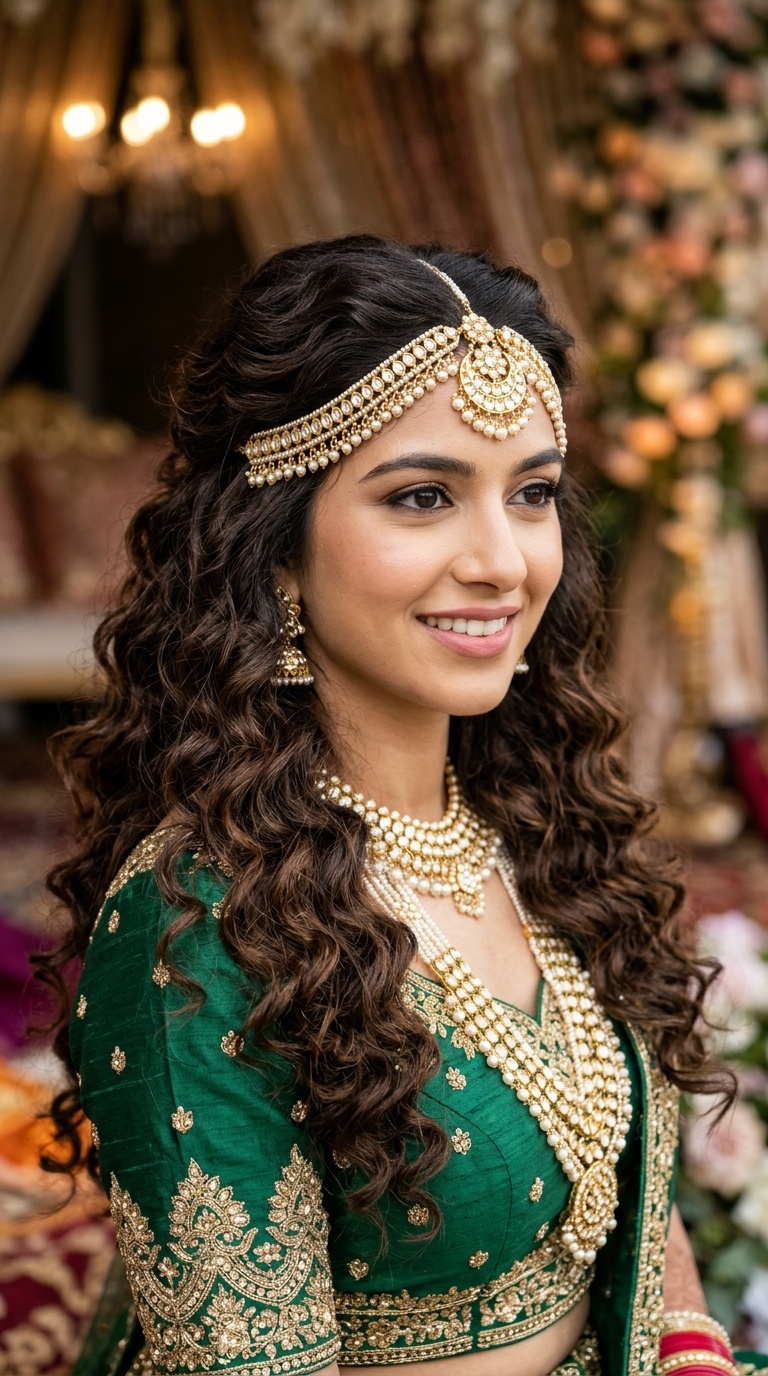 Soft Curls with Matha Patti