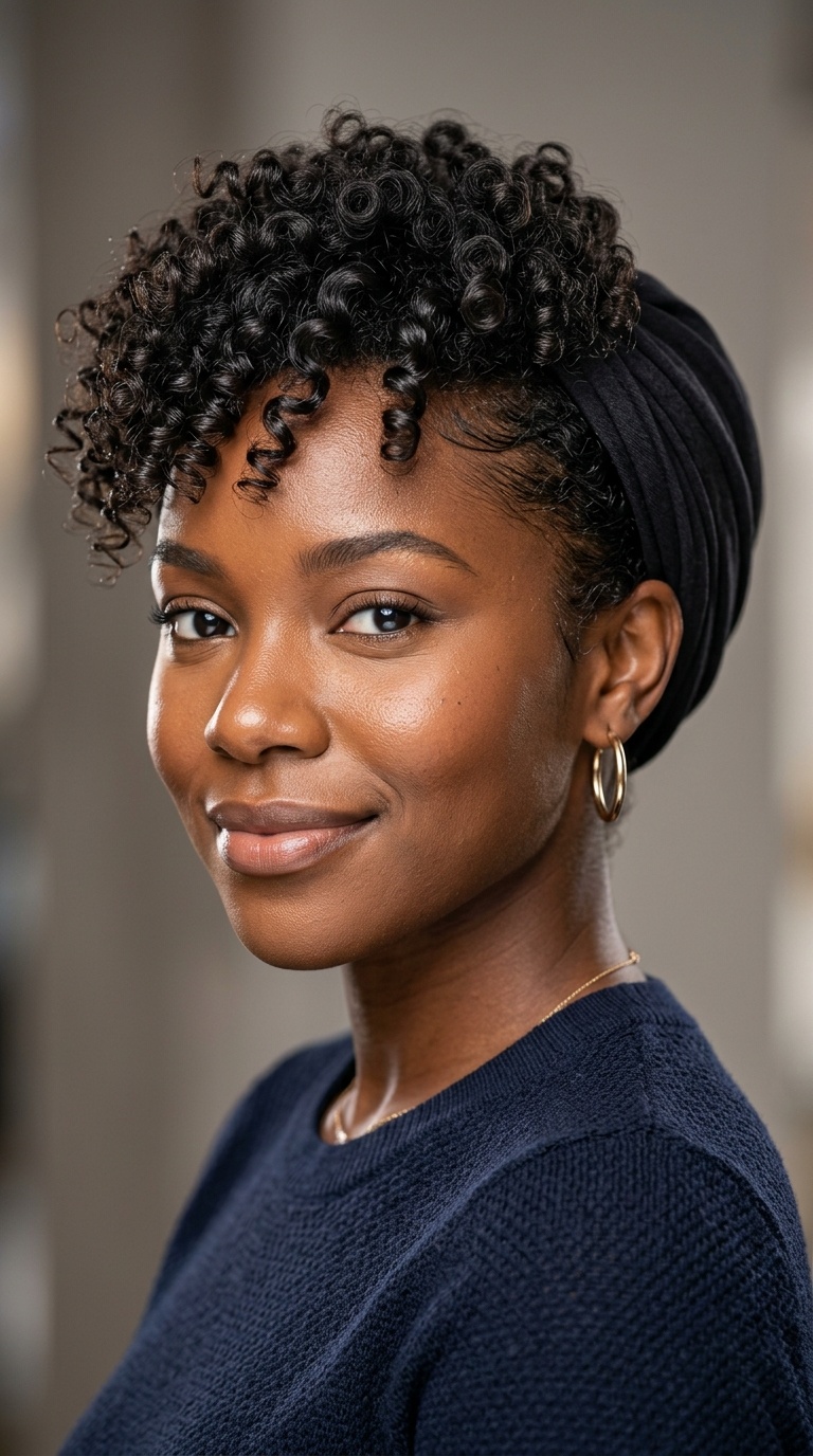 Soft Curls with Wrapped Base