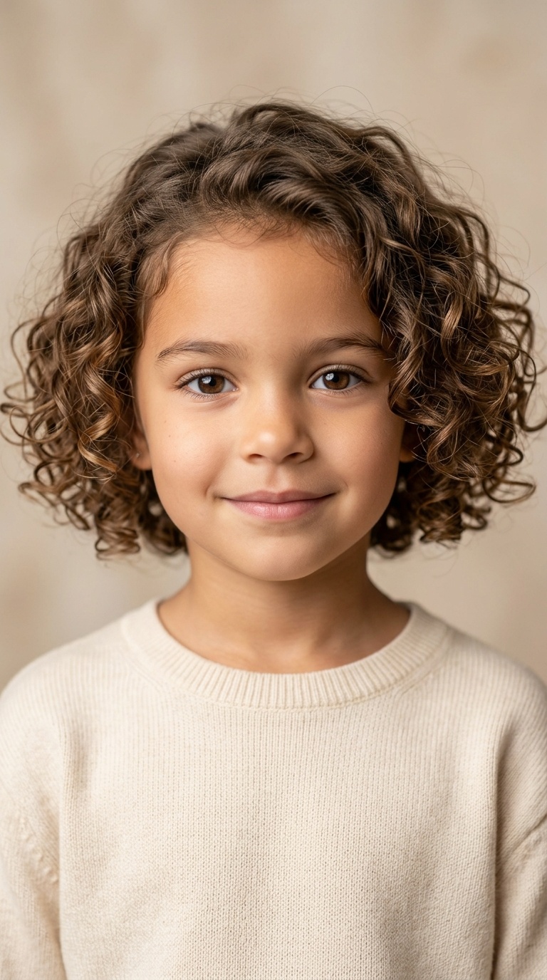Soft Curly Bob
