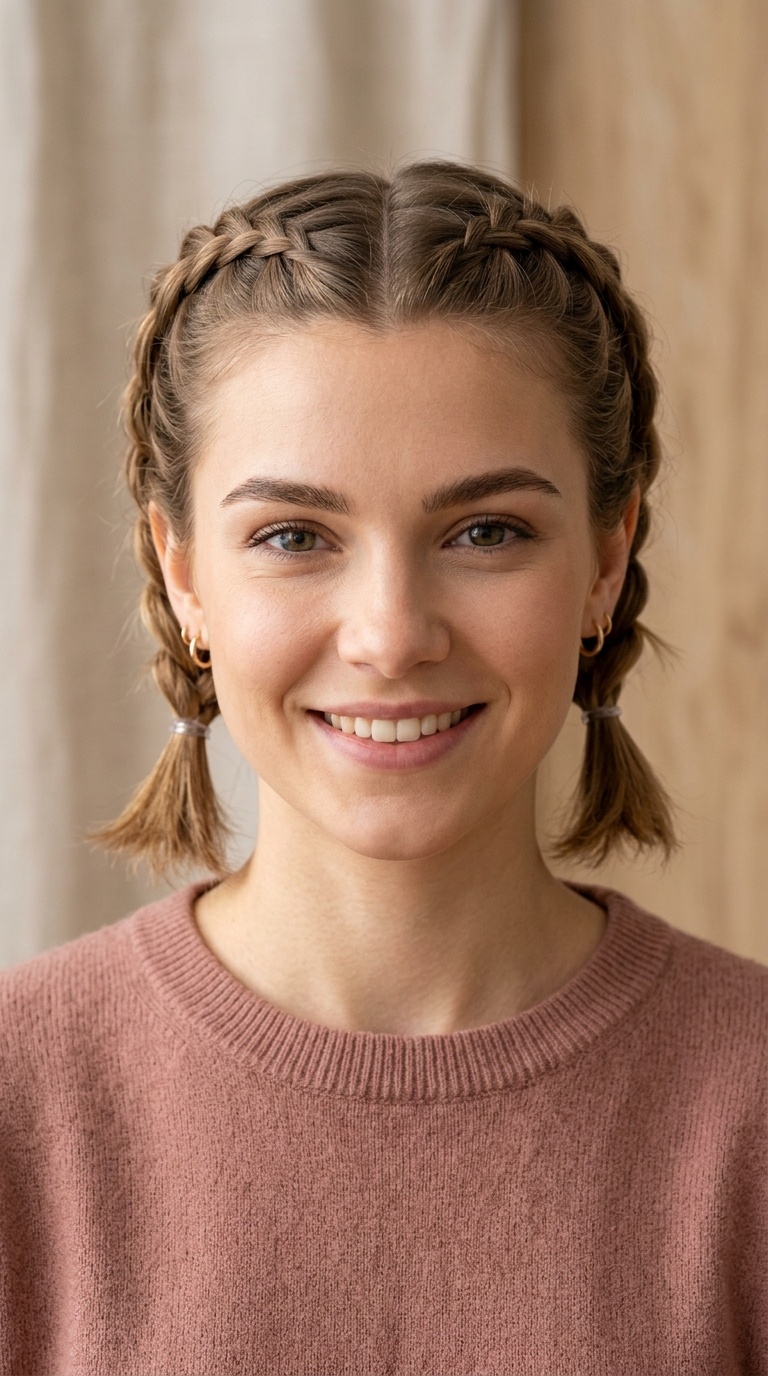 Soft French Pigtails