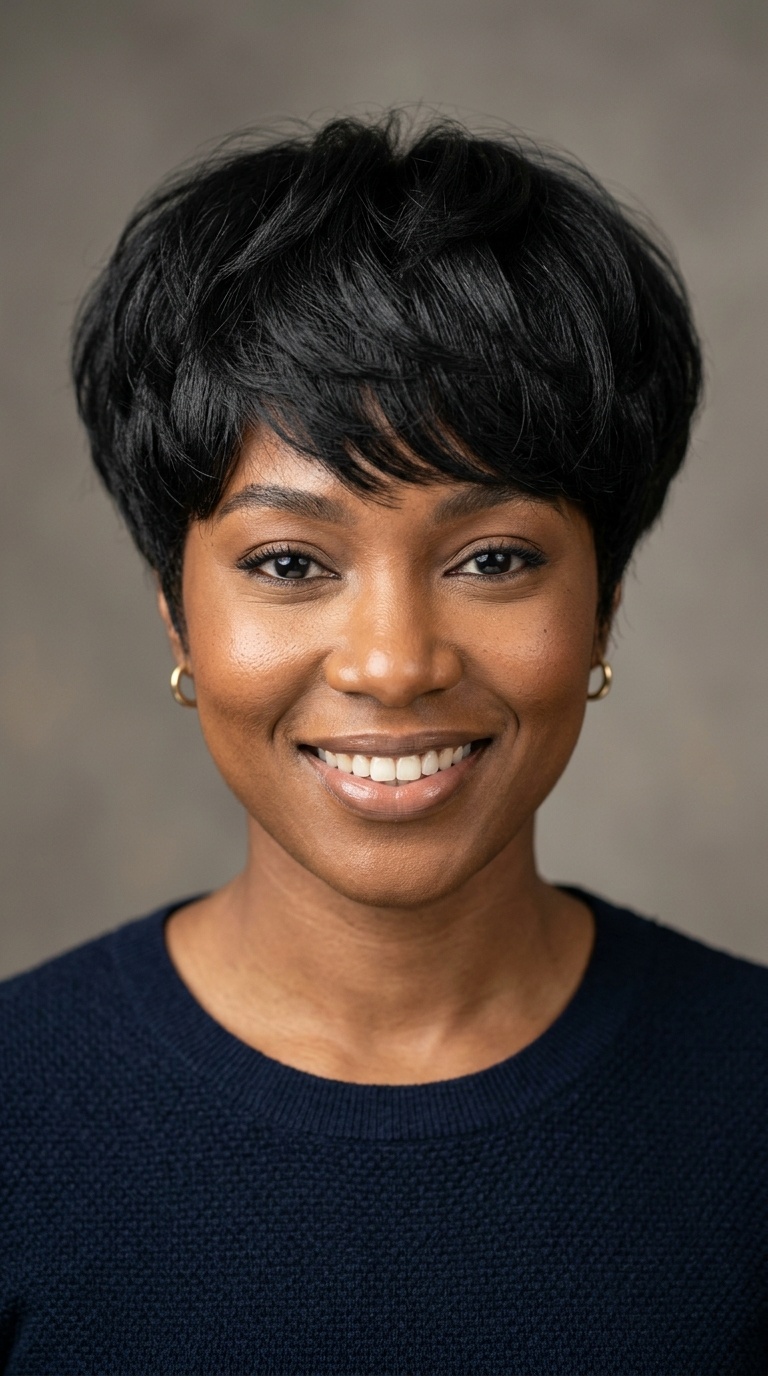 Soft Layered Bowl Cut