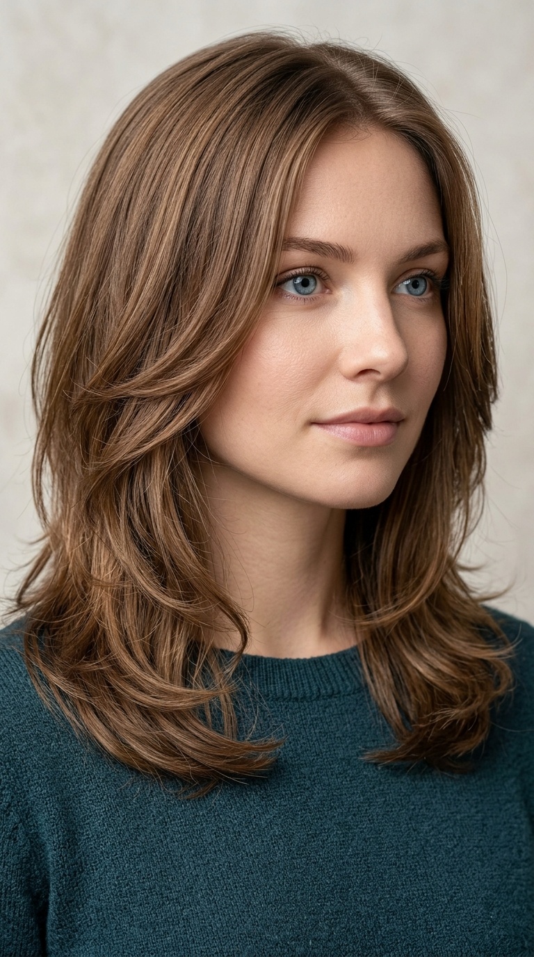 Soft Layered Mid-Length Cut