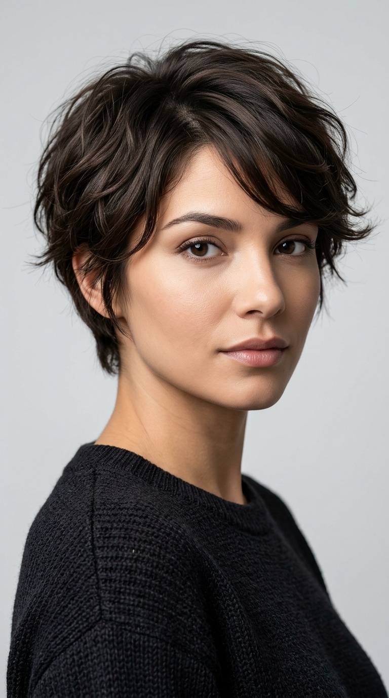 Soft Layered Pixie for Texture