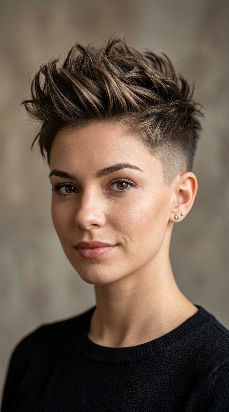 Soft Mohawk with Tapered Sides
